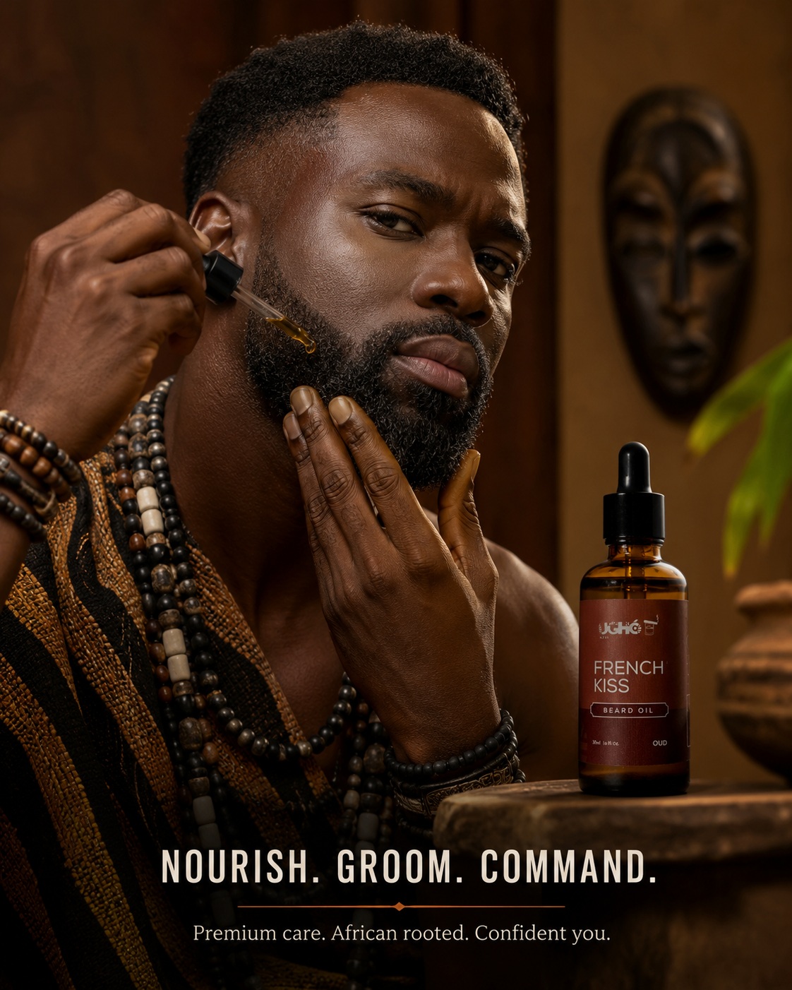 Ugho Fench kiss beard oil 1
